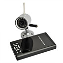 2.4G 4-CH Wireless Motion Detection Digital Video Recorder with Night Vision Camera