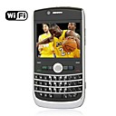 K7100 wifi quad-band dual kaart TV java dual camera trackball QWERTY-toetsenbord mobiele telefoon zwart (2GB TF-kaart) (sz05440203)