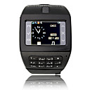 CCK EG100 Tri Band Bluetooth Touch Screen FM Watch Cell Phone Black (2GB TF Card)