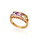 Beautiful 18K Gold Plated CZ Cubic Zirconia Rings (0292-91115-09)