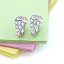 Beautiful 18K Gold Plated CZ Cubic Zirconia Earrings (0292-90731-06)