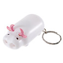 mignonne de vache 2-lampe de poche porte-clés (piles incluses)