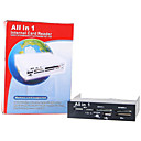 3,5 "chasis delantero incorporado bahía sdhc ms/sd/mmc/tf/m2 lector de tarjetas con puerto USB