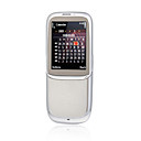 8820 tri-band dual-kaart dual standby metalen deksel flat touch screen slide mobiele telefoon zilver (sz05440347)
