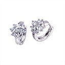 Beautiful 18K Gold Plated CZ Cubic Zirconia Earrings (0292-91120-20)