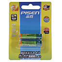 pisen 900mAh NI-MH baterías AAA recargables (2-Pack)