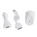 2-en-1 USB universal / ca / ​​cargador adaptador de coche para todos los iPod / iPhone 2G/3G