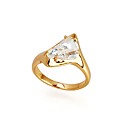 Beautiful 18K Gold Plated CZ Cubic Zirconia Rings (0292-91115-07)