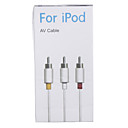 3.5mm 4-pin para cable compuesto AV para iPod (1,5 metros)
