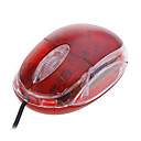 mini usb del mouse ottico (rosso)