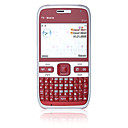 E72Y Dual Card Quad Band Dual Camera Flashlight Ultra Thin JAVA WIFI QWERTY Keypad Metal Cover Red and Silver (2GB TF Card) Original Price $135.99
