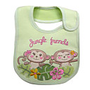 Green Monkey Baby's Bib - Waterproof