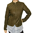 100% schapenhuid rooster Patten jas vrouwen outerwears (0102al003-0740)