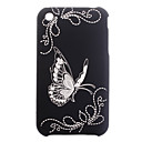Butterfly  Protective Backside Case Cover for iPhone 3G(Black)