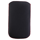funda protectora suave con correa de seguridad para el iPhone 3G (negro + rojo)