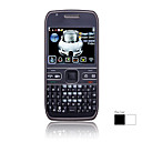 E72 WIFI Quad Band Dual Card TV Dual Camera JAVA Flashlight Ultra Thin Metal Cover QWERTY Keypad Cell Phone (2GB TF Card)