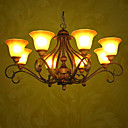 antiek brons 8-licht lineaire kroonluchter (0810-2027-8)