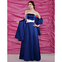 EMMYLOU - Abito da Madrina Sposa in Raso con Coprispalle