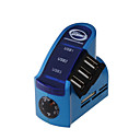 3-in-1 USB 2.0 SDHC M2/MS/TF/SD/MMC Card reader + 3-Port Hub + Thermometer
