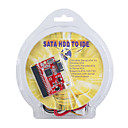 sata hdd tot 40-pin ide master / slave met power adapter kabel