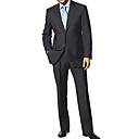 Single-Breasted 2 Button Center-Vented Notch Lapel Wool Groom Wear/ Tuxedo/ Men's Suit Jacket and Pants