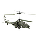 3 l SYMA apache w / LED-verlichting en lipo accu rc helicopter S009 (11048)