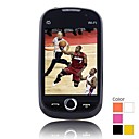 M015 Dual Card Quad Band Dual Camera WIFI TV Flat Touch Srceen Cell Phone (2GB TF Card)