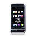 dg588 dual card quad-band fm bluetooth touch screen mobiele telefoon zwart (2GB TF-kaart)