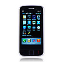 xk001 java wifi quad band double carte SIM 3.2 Fonction TV pouces 3 pouces écran tactile de téléphone portable noir (2 Go Carte TF) (sz05610019)