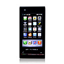 h801 quad-band dual-kaart dual camera java wifi tv fm bluetooth 3.2 inch flat touch screen mobiele telefoon zwart (2GB TF-kaart)