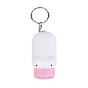  mini porco 2 lanterna leds brancos (3 * LR1130 incluído)