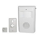 compacto wireless luz da porta de detecção de movimento chime com som de voz e 16 de música sons selecionáveis