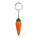 Carrots Sthle Keychain with Soft Plastic Material