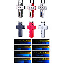4GB Cross Style Voice Recording MP3 Player with FM/Speaker 3 Colours 3 Pieces Per Package(KLY207)