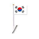 Car Durable Knit Polyester Korea National Flag (SZC5142)