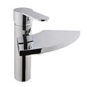Single Handle Chrome Waterfall Bathroom Sink Faucet 0599-QH-204