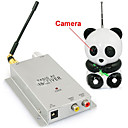 1.2GHz terzo 1/4inch panda sicurezza CMOS stile macchina fotografica senza fili nascosta con ricevitore (ces075)