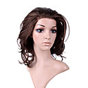 main attachée dans le style avant de dentelle de haute qualité à long perruque synthétique européenne brun foncé cheveux armure (0.479 à 6.30-ah-0004-