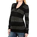Long Sleeves Button Detail Striped Maternity Sweater / Maternity Wear (FF-1001BF004-0751)