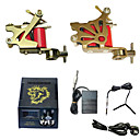 mini-kits tattoo com 2 metralhadoras inoxidável (0841-0601-15)