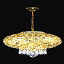 Electrophoresis Gold K9 Crystal 3-light Ceiling Light(0946-OL-485)