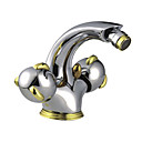 duas alças torneira bidé cromo centerset 0571-ql-3216cg