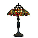 Tiffany-style Floral Bronze Finish Table Lamp(0923-TF9)