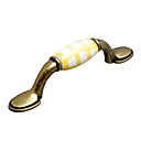 Antique Brass Ceramic Cabinet Pulls (Pack of 5) (0768-501-76)