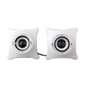 Portable Mini Speaker for iPod&IPhone MP3/MP4 Player SL-218 (One Pair) (SMQ5538)