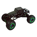 1/8ème sacle routiers électriques hors tension d'escalade jeep noire (tpet-0883k)