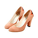 hochwertigem Leder oberen High Heels geschlossen Zehen mit Applikationen Mode shoe.more Farben a (0985-k196)