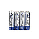 4 x AA 2500mAh Batterie Ni-MH 2500 piles rechargeables (Bie (2500))