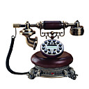 resina telefone antigo de madeira (0.666 m-08a)