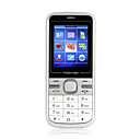 t25 java tv quad band dual flash card de metal leve cobertura celular barra branca (sz05440690)